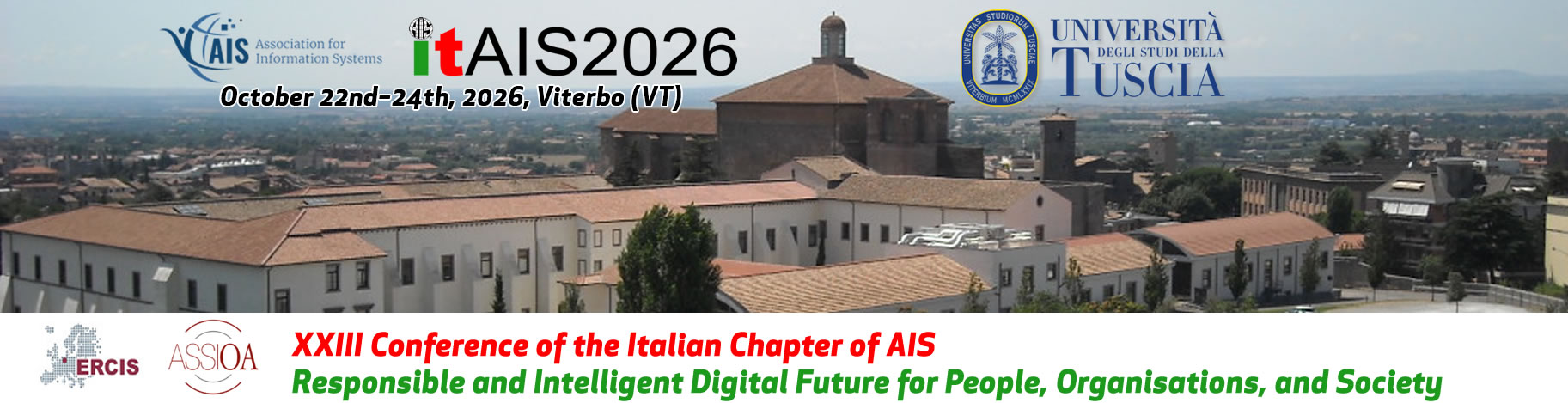 XXIII Conference of the Italian Chapter of AIS Responsible and Intelligent Digital Future for People, Organisations, and Society